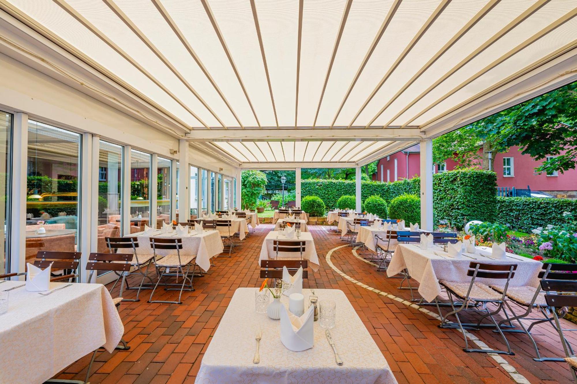 Hotel Am Schlosspark Gotha Esterno foto