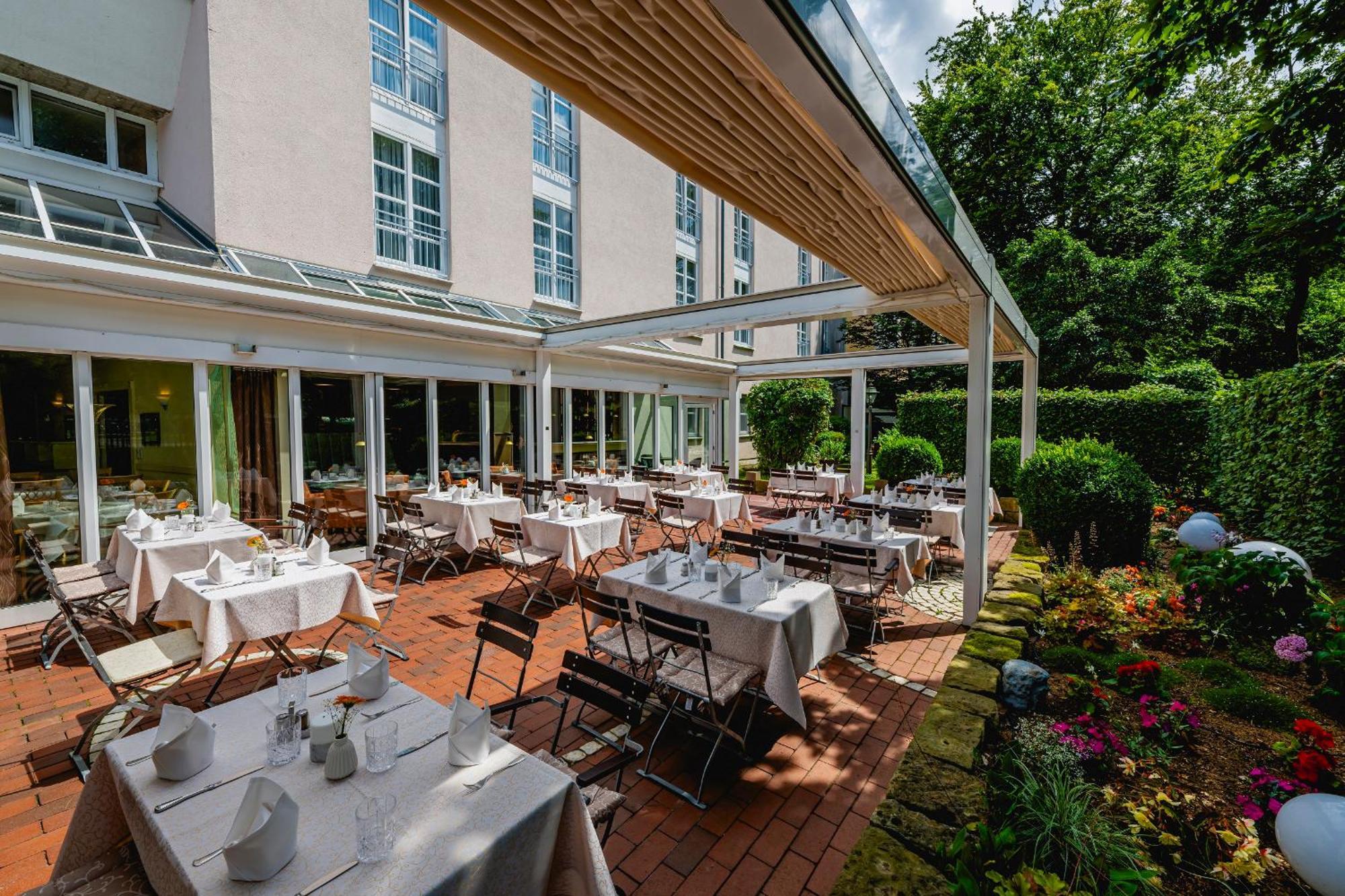 Hotel Am Schlosspark Gotha Esterno foto